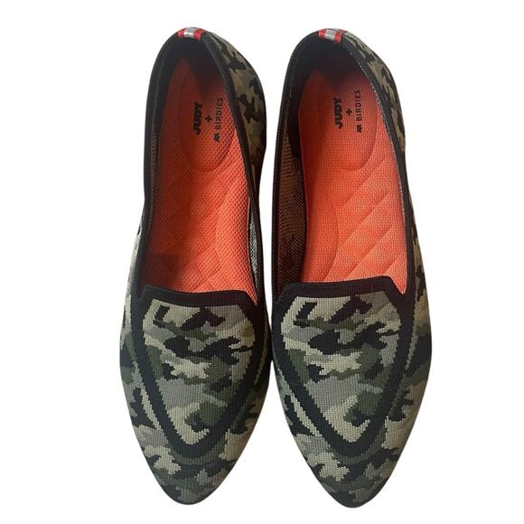 Birdies Shoes - Judy x Birdies Camouflage Flats Size 10.5